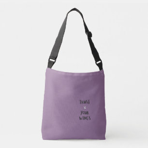 Ajustable Sac Tote Violet Citation Positive Motivation pour