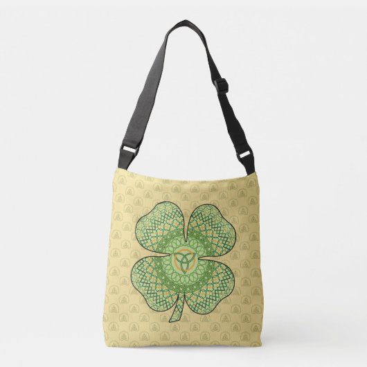 Ajustable Sac tout-dessus Shamrock celtique (Devant)