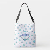 Ajustable Sac Tout-En-Dessus Monogrammé À Pointe Polka (Dos)