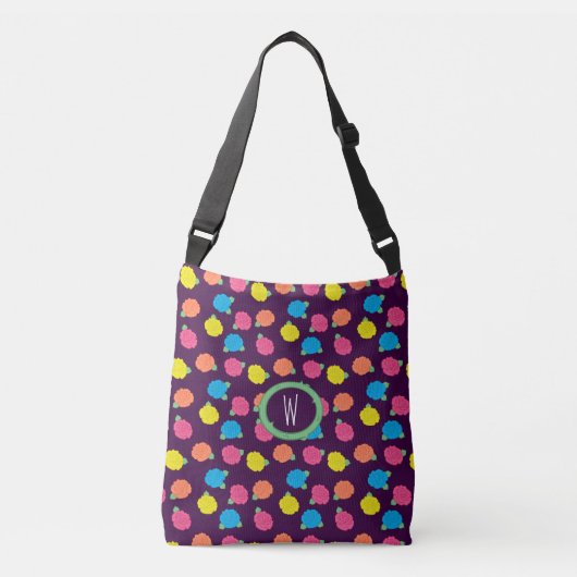 Ajustable Sac Tout-Sur-Imprimé Rose Neon (Devant)