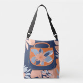 Ajustable Sac tropical orange bleu art IA  (Devant)
