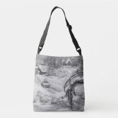 Ajustable Sac vintage d'illustration (Dos)