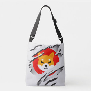 Ajustable Shiba Inu Torn et le logo complet Images Sac de ca