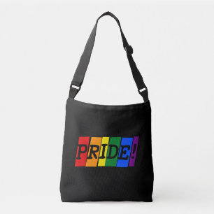 Ajustable Signe de texte LGBT orgueil Sac croisé