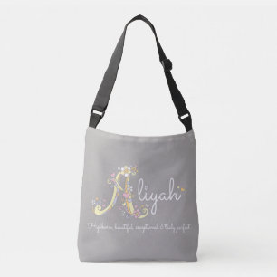 Ajustable Signification du prénom Aliyah Un sac à monogramme
