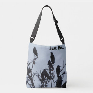 Ajustable "Soyez juste" sac croisé d'oiseau de corps