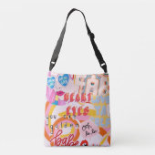 Ajustable Style Sac fourre-tout funky années 80 (Dos)