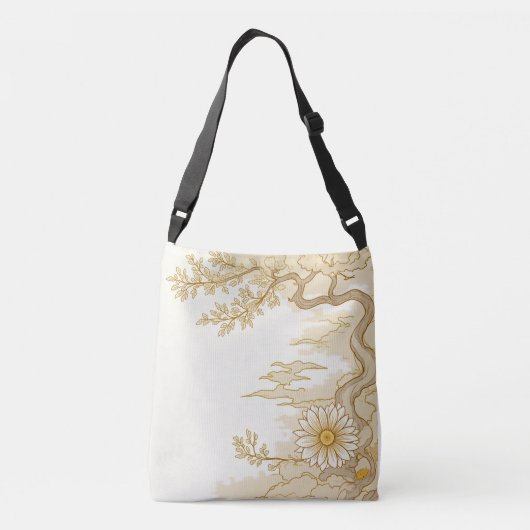 Ajustable un luxueux sac de croix oriental (Dos)