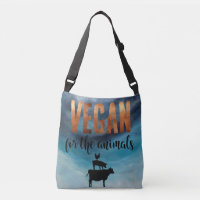 Végétalien pour le sac mortuaire croisé à animaux