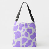 Ajustable Violet partout sur la vache Sac fourre-tout d'impr (Devant)