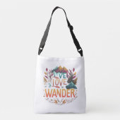 Ajustable Vis, Amour, Sac Croisé (Dos)