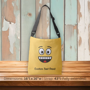 Ajustable Visage souriant avec sac de carrosserie à bouche o