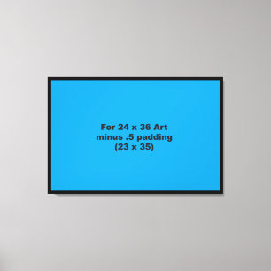 ajustement horizontal de la toile 24 x 36 de
