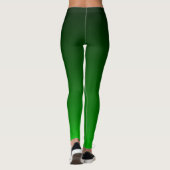 Ajuster Leggings Ombré vert noir (Dos)