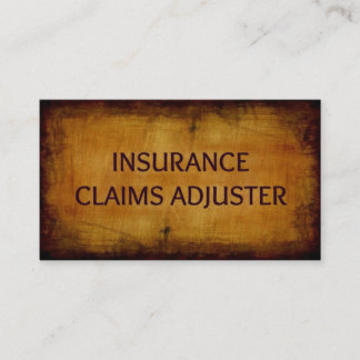 Ajusteur de sinistres d'assurance Carte de visite