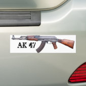 AK-47 BUMPERSTICKER (Op auto)