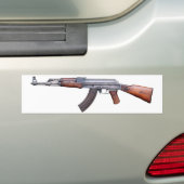 AK-47 BUMPERSTICKER (Op auto)