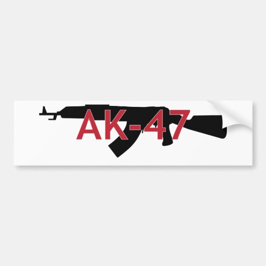 AK-47 BUMPERSTICKER (Voorkant)