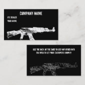 ak 47 ffl visitekaartje (Voorkant / Achterkant)