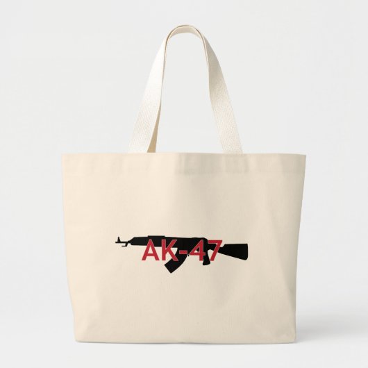 AK-47 GROTE TOTE BAG (Voorkant)