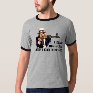 AK-47 - Ik hou van grote PISTOLEN en ik kan niet l T-shirt