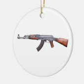 AK-47 KERAMISCH ORNAMENT (Links)
