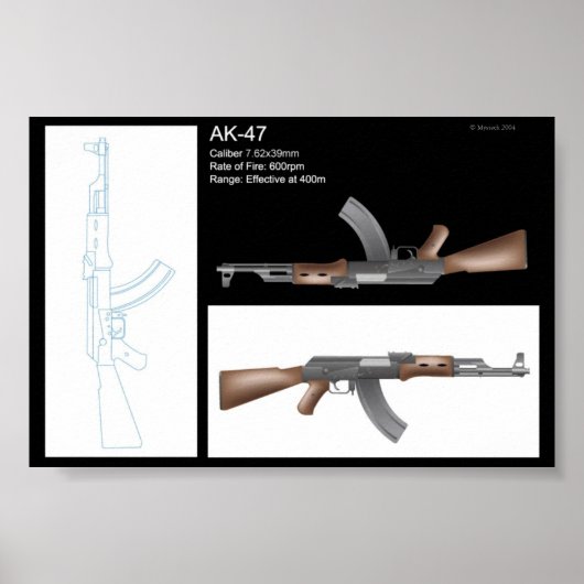 AK-47 POSTER (Voorkant)