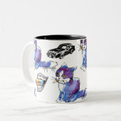 AK-47 Scribbles Mug (Devant gauche)