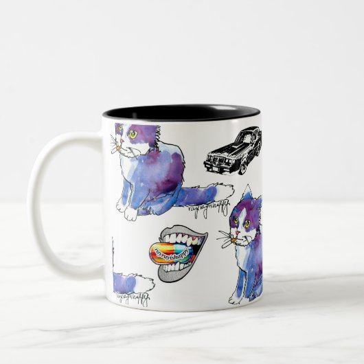 AK-47 Scribbles Mug (Gauche)