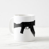 AK-47 Silhouette Koffiemok (Voorkant links)