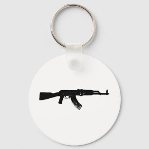 AK-47 Silhouette Sleutelhanger