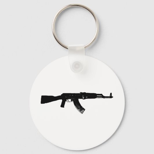 AK-47 Silhouette Sleutelhanger (Voorkant)