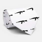 AK-47 Silhouette Stropdas (Opgerold)