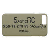 AK-74 5,45X39 AMM kan Hoesje telefoneren (Achterkant (Horizontaal))