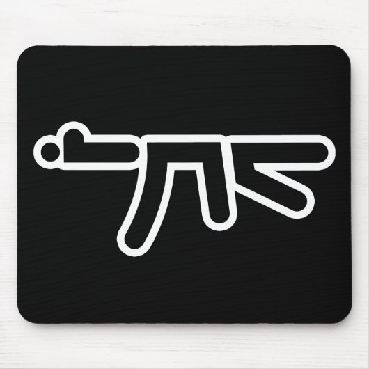 AK BW Mousemat Muismat (Voorkant)
