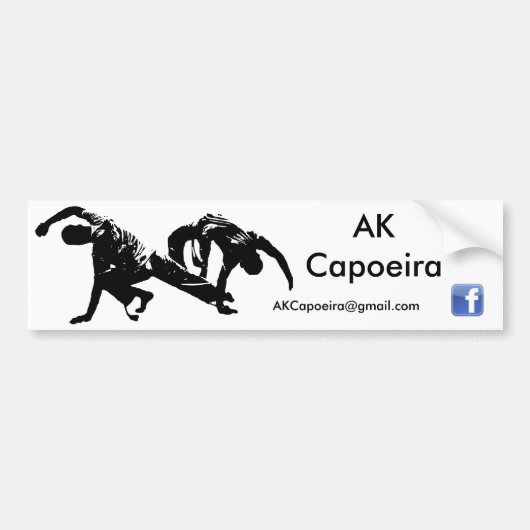 AK Capoeira Bumper stick Bumpersticker (Voorkant)