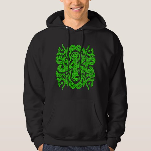 AK GREEN HOODIE (Voorkant)