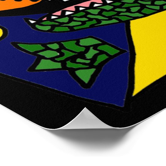 AK - Poster d'art Gator (Coin)