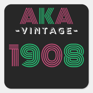 AKA VIERKANTE STICKER