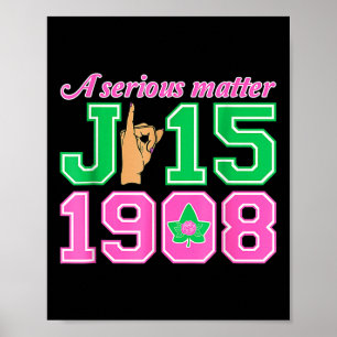 AKA Vrouwen Hand Teken Een Ernstige J15 Oprichters Poster