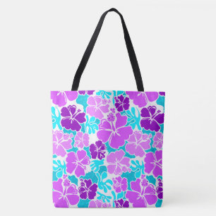 Akahai Hawaiian Hibiscus Tropical Floral Beach sac