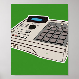 AKAI MPC 2000 POSTER