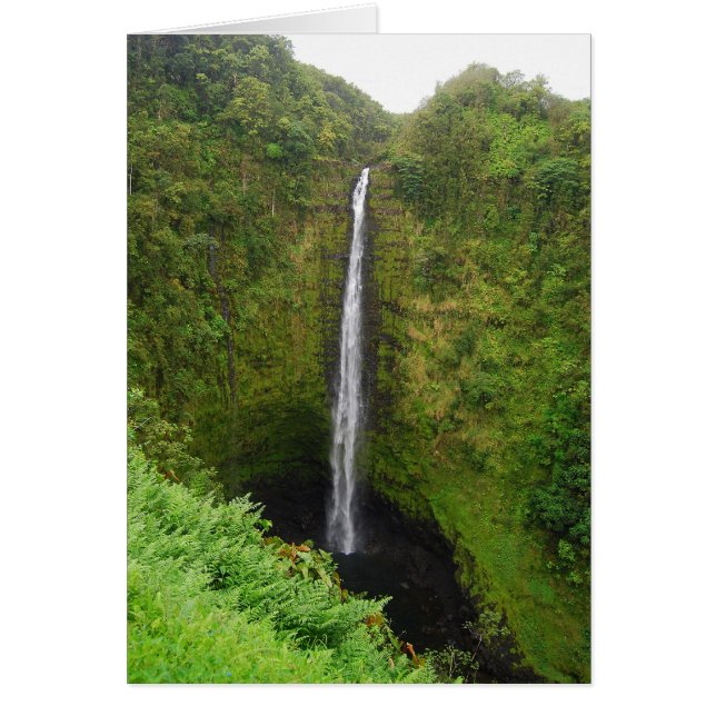 Akaka Falls, Hawaii, carte (Devant)