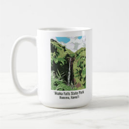 Akaka Falls Hawaii Waterfall Tropical Landscape  Koffiemok