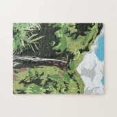 Akaka Falls Hawaii Waterfall Tropical Landscape Legpuzzel (Horizontaal)