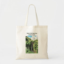 Akaka Falls Hawaii Waterfall Tropical Landscape  Tote Bag