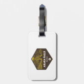 Akaka Herfst State Park Hawaii Bagagelabel (Achterkant verticaal)