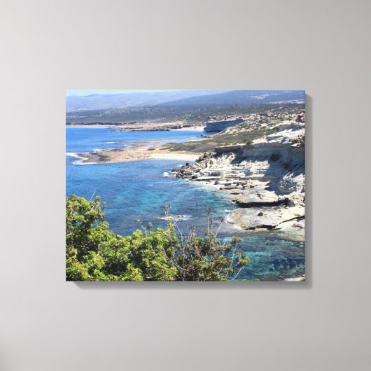 Akamas Peninsula Canvas Afdruk (Voorkant)