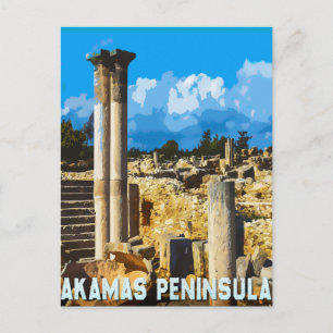 Akamas-schiereiland (Neo Chorion) Feestdagenkaart