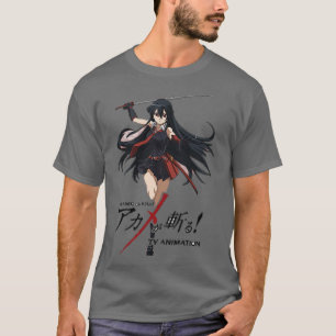 Akame ga doden rode ogen zwaard t-shirt